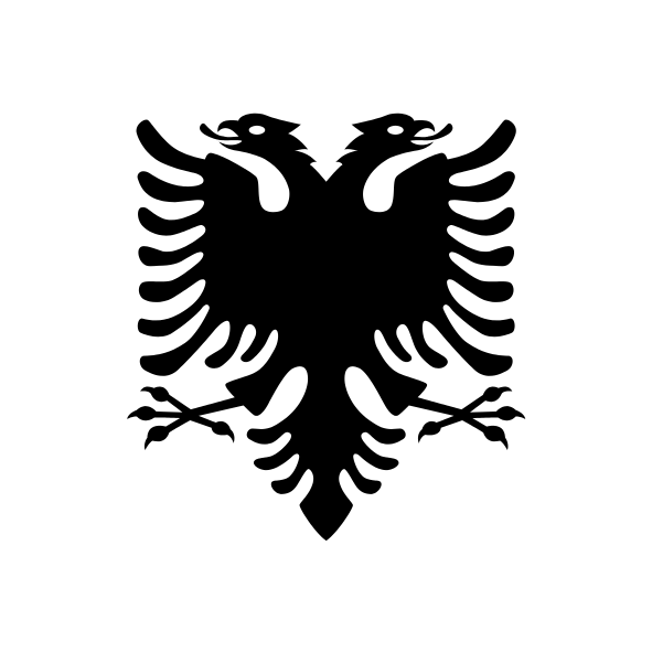 Albanien Auto Sticker