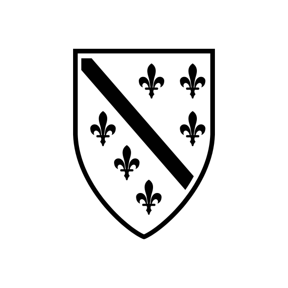 Bosnischer Autoaufkleber – Wappen & Flagge von Bosnien-Herzegowina