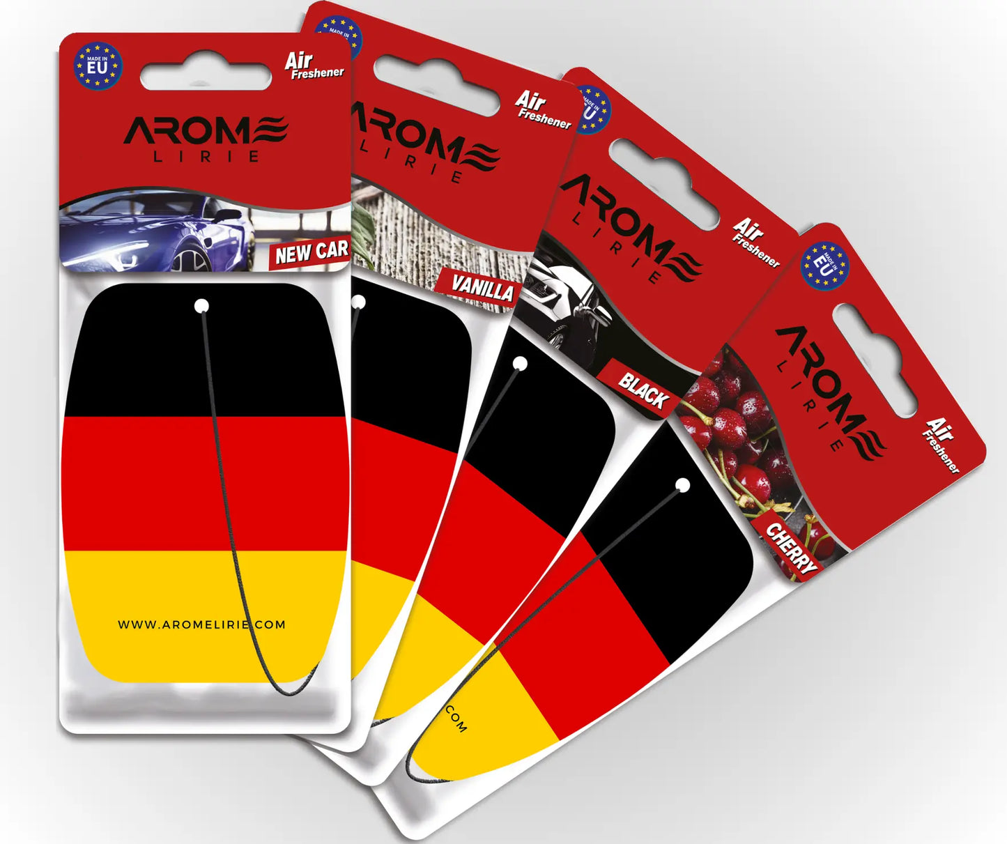 Deutschland 4er Probierset - aromelirie.com Duftanhänger 6.99