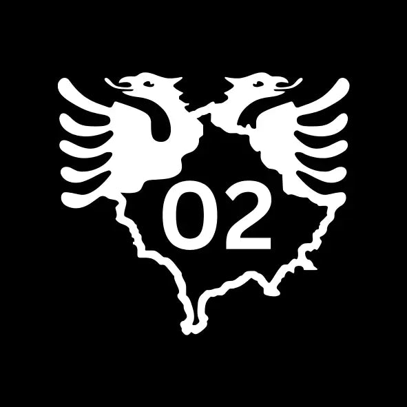 Kosovo Auto Sticker - Adler & Bezirksnummer